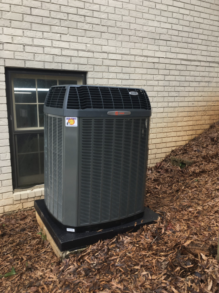 a trane ac installed by skeltons